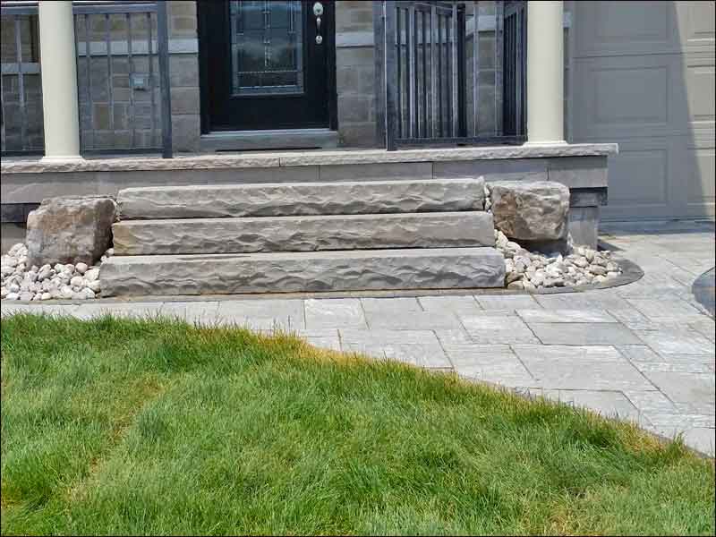 large stone steps