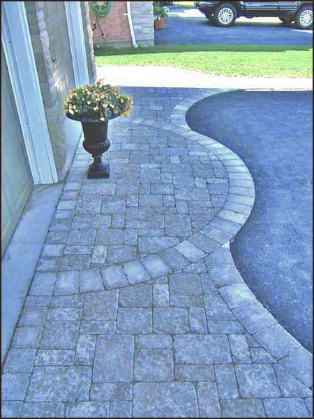 driveway with design